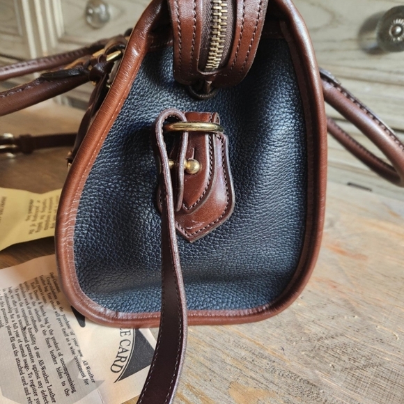 NWT Vintage Dooney & Bourke Black Large Satchel Shoulder Bag - Picture 7 of 12